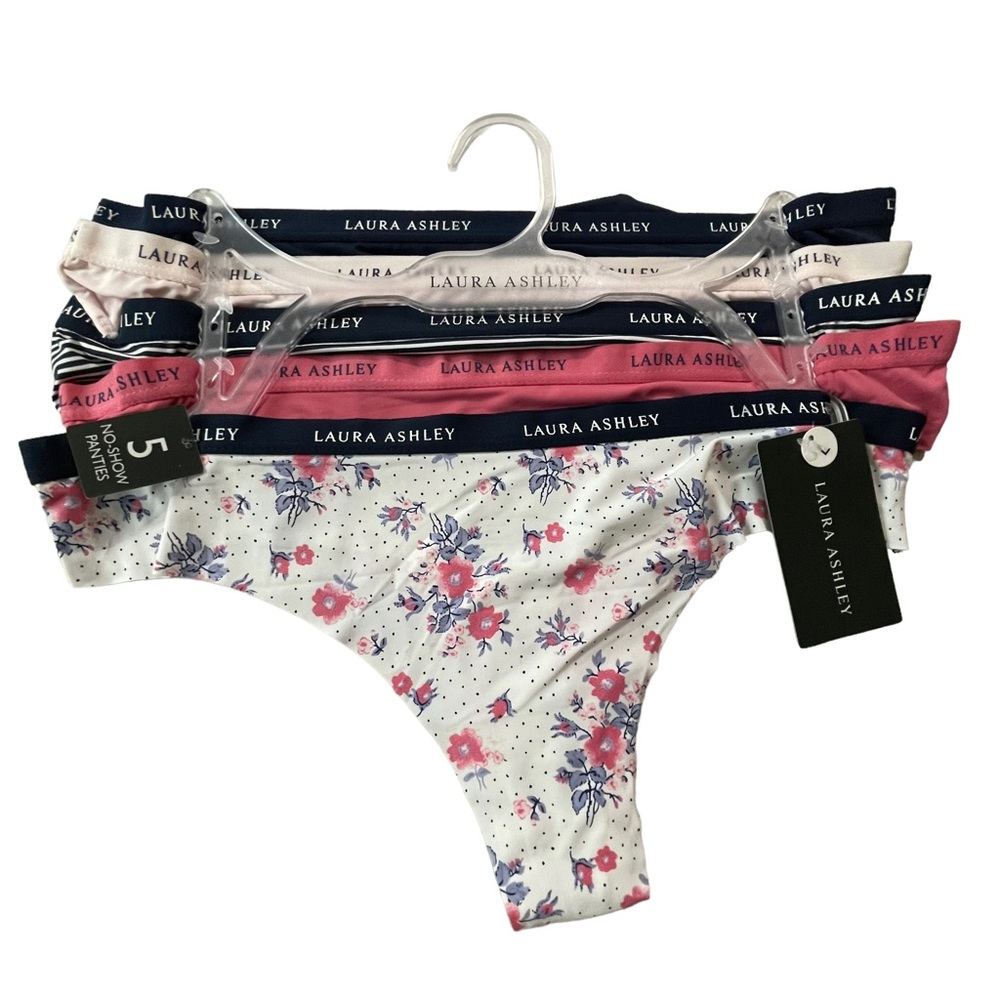 Laura Ashley 5 pack No-show panties Size Large - Picture 12 of 15